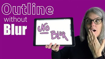 Outline Anything in Procreate #1 - Without Blurring