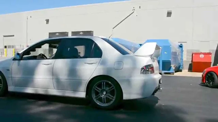 Shawn Launching His Evo at the CEVOC BBQ
