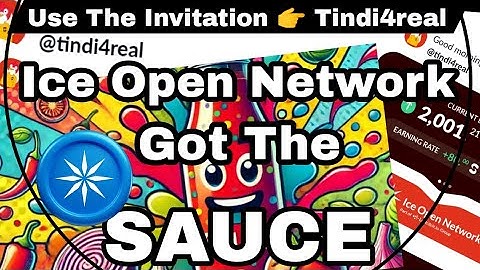 Ice Open Network: How To Mine & Upgrade Sauce Token