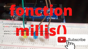 Programmer avec Arduino :  fonction millis() / clignotement des leds