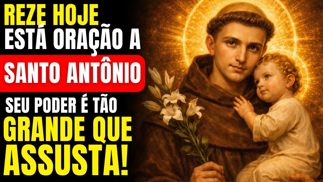 Santo Antônio ouviu sua oração hoje e algo vai mudar 🙏✨