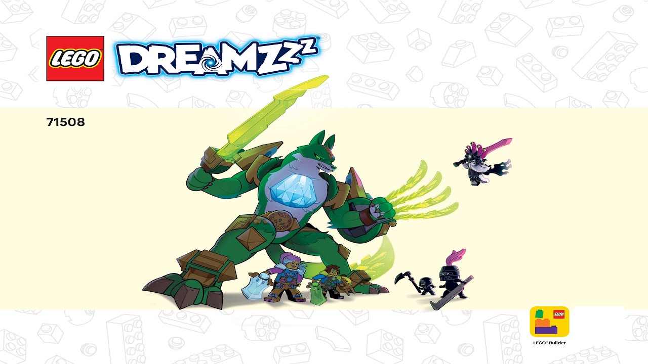 💤 LEGO instructions 💤 DREAMZzz 💤 71508 💤 Fox Guardian Mech