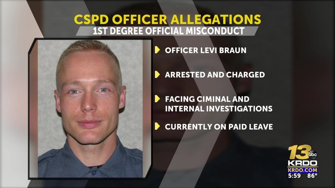 Colorado Springs police officer arrested for First Degree Official ...