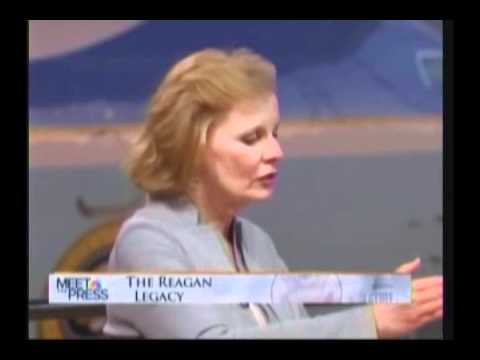 NBC's Andrea Mitchell uses Ronald Reagan to take a...