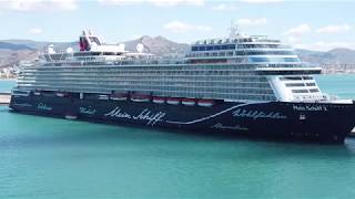 Mein Schiff 2 Sail Past In Malaga Spain