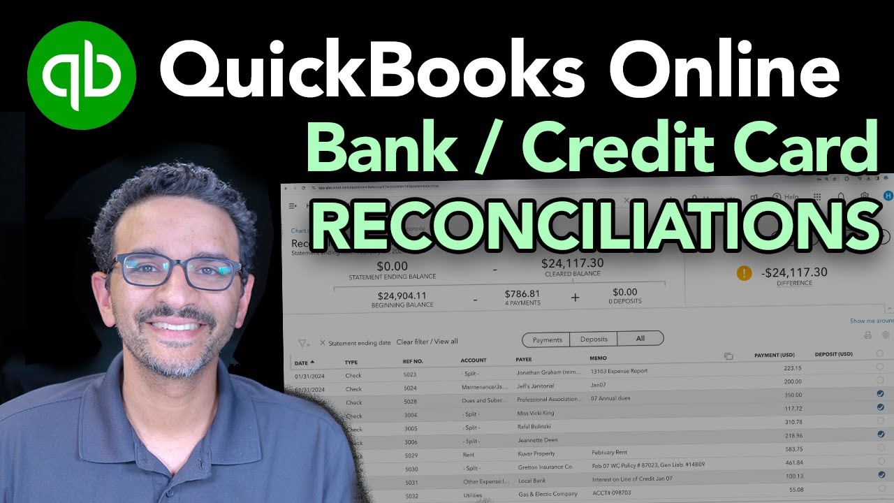 QuickBooks Online: How to Reconcile your Bank