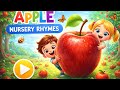 A for apple l अ से अनार l kids rhyming words Abcd video