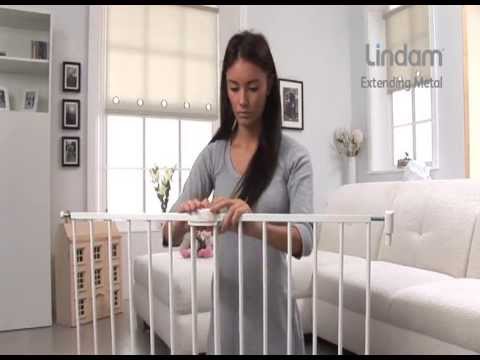 lindam travel stair gate how to open