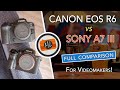 Canon EOS R6 vs Sony A7 III Full Comparison, Part 2: All About Video