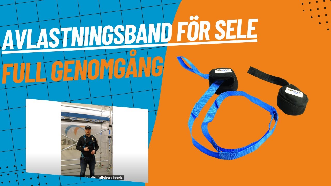 Undvik hängtrauma när du arbetar med fallskydd | Full genomgång av ...