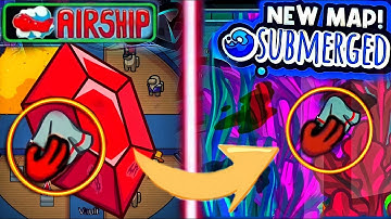 SUBMERGED MAP vs AIRSHIP MAP POLISH RUBY tasks -Among Us Evolution