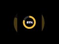 Circular Loading Progress Animation | Progress Ring Loop⏳⭕🔥#shorts #shortsfeed #loading