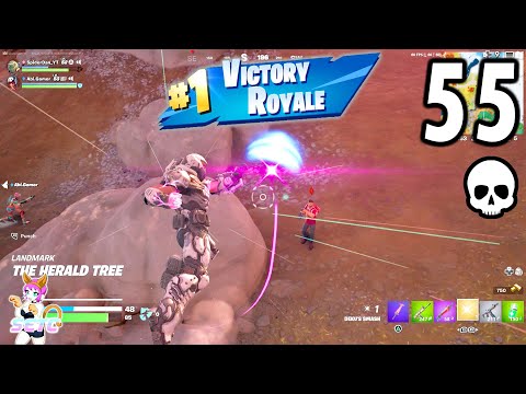 55 Elimination Solo vs Squads Wins Full Gameplay (Fortnite Chapter 4 Season 1) HD 4K Playstation 5