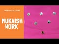 Mukaish work tutorial  kamdani work  badla work  antrang creations