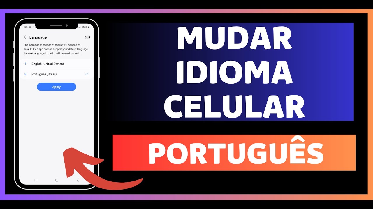 Como MUDAR O IDIOMA DO CELULAR [ATUALIZADO] - YouTube
