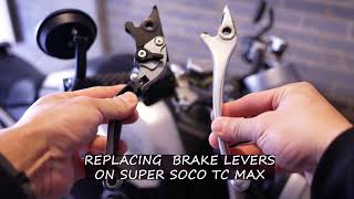 Super Soco TC Max Aftermarket Brake Levers Replacement