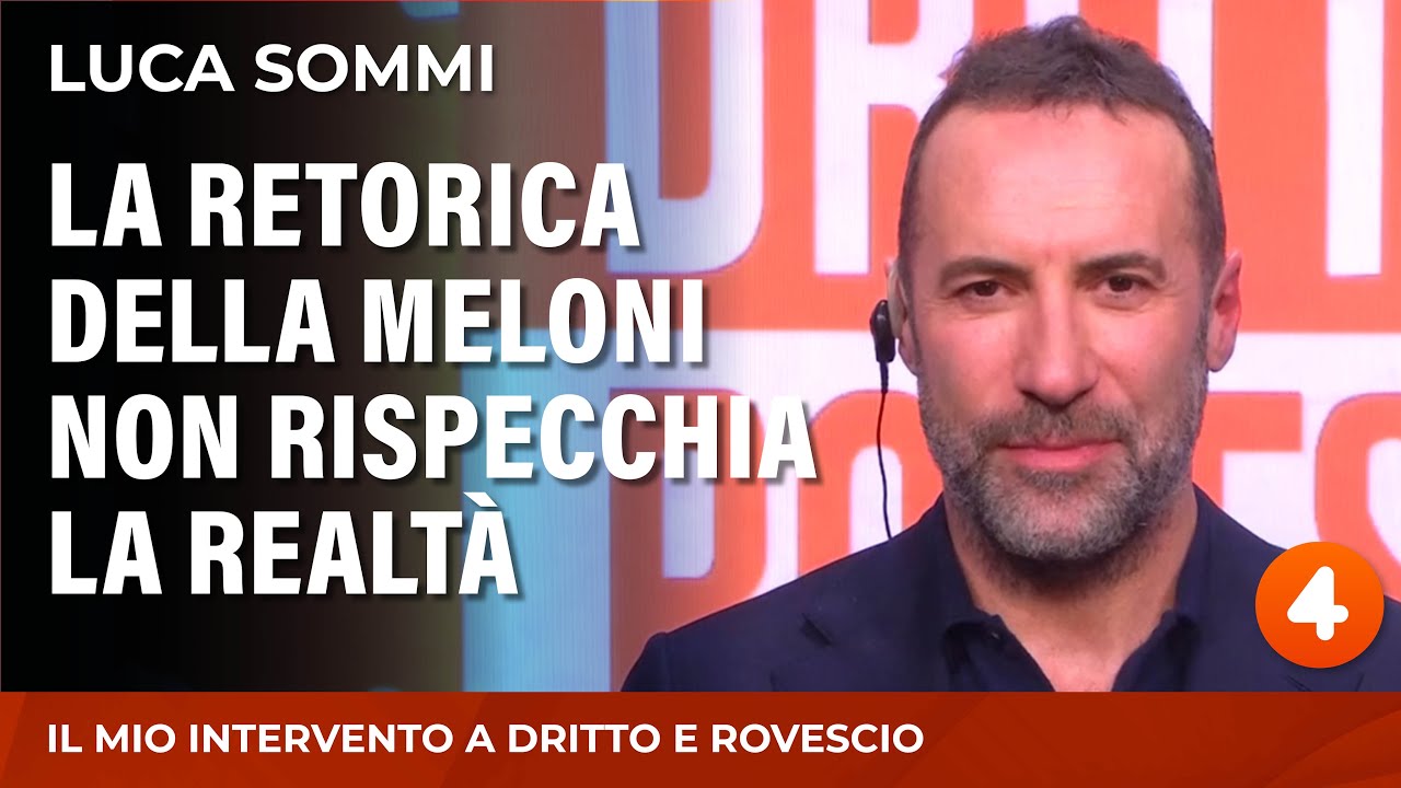 La retorica della Meloni non rispecchia la realtà.