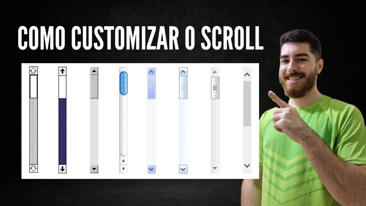 COMO CUSTOMIZAR O SCROLL DE PÁGINAS WEB APENAS COM CSS - YouTube