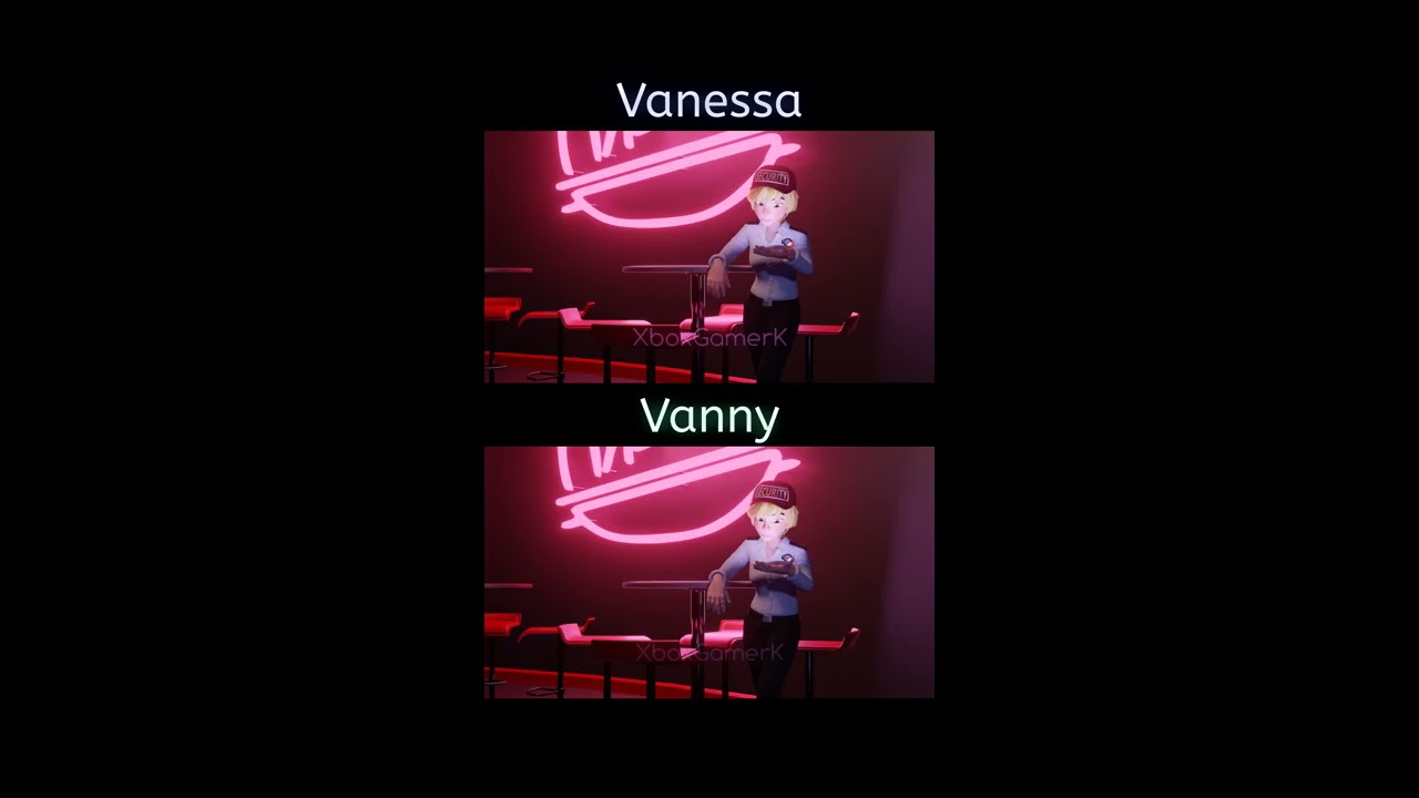 STAY With Security Breach Vanessa And Vanny Comparison 