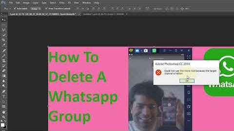 could not use move tool because the target channel is hidden | FIX
