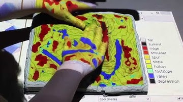 Tangible Landscape: geomorphons (landforms) 1/2