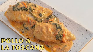 Pechuga De Pollo A La Toscana Cremosa Y Fácil