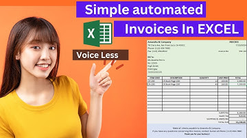 Simple invoice format Excel || How to Create a Simple Invoice Template in Excel || ToolifyPro