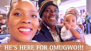 MY DAD Meets my BABY! His First Time Coming For OMUGWO | GRANDFATHER meets GRANDSON  First Time