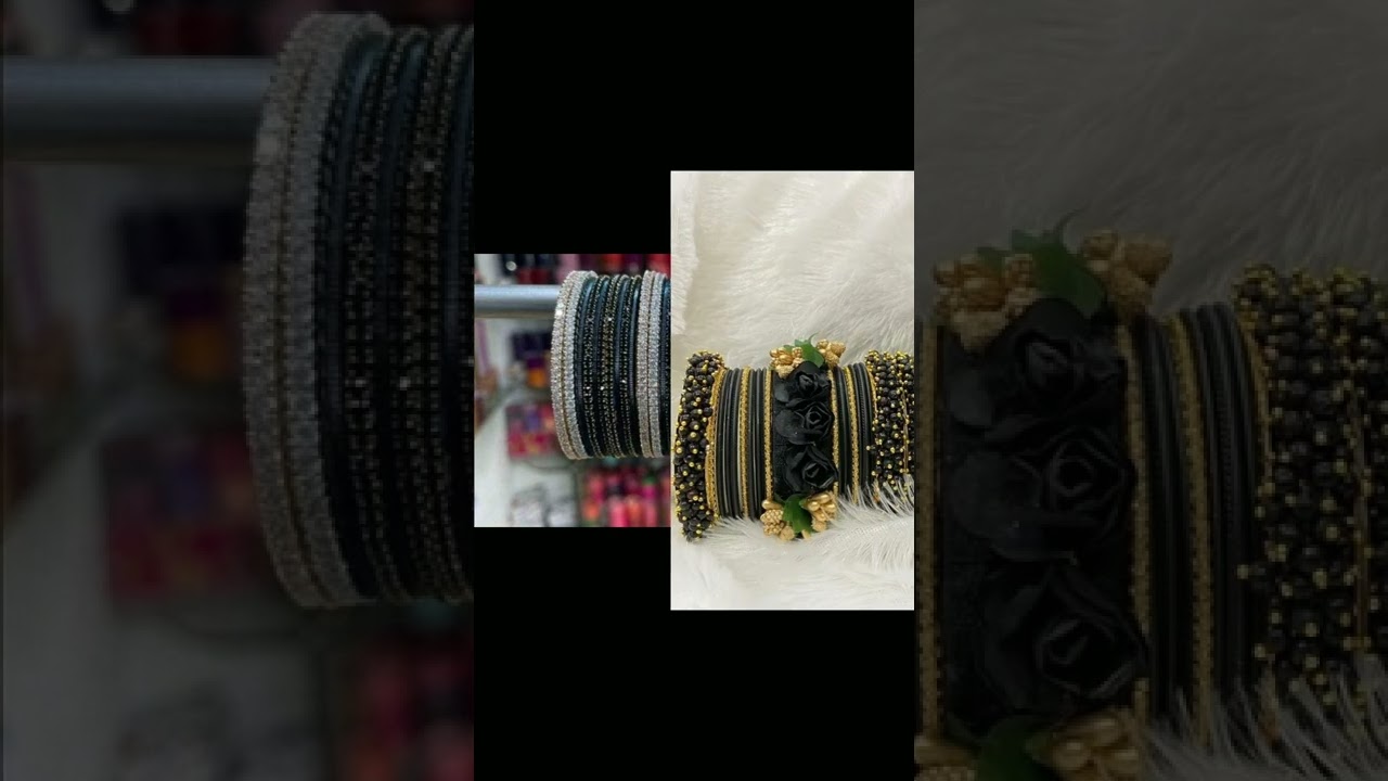 Beautiful Black Bangles Set ideas/Trendy Black Bangles