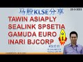 KS看股- 马股KLSE分享 - 25-3-2021  - BJCORP TAWIN ASIAPLY SEALINK SPSETIA GAMUDA EURO INARI