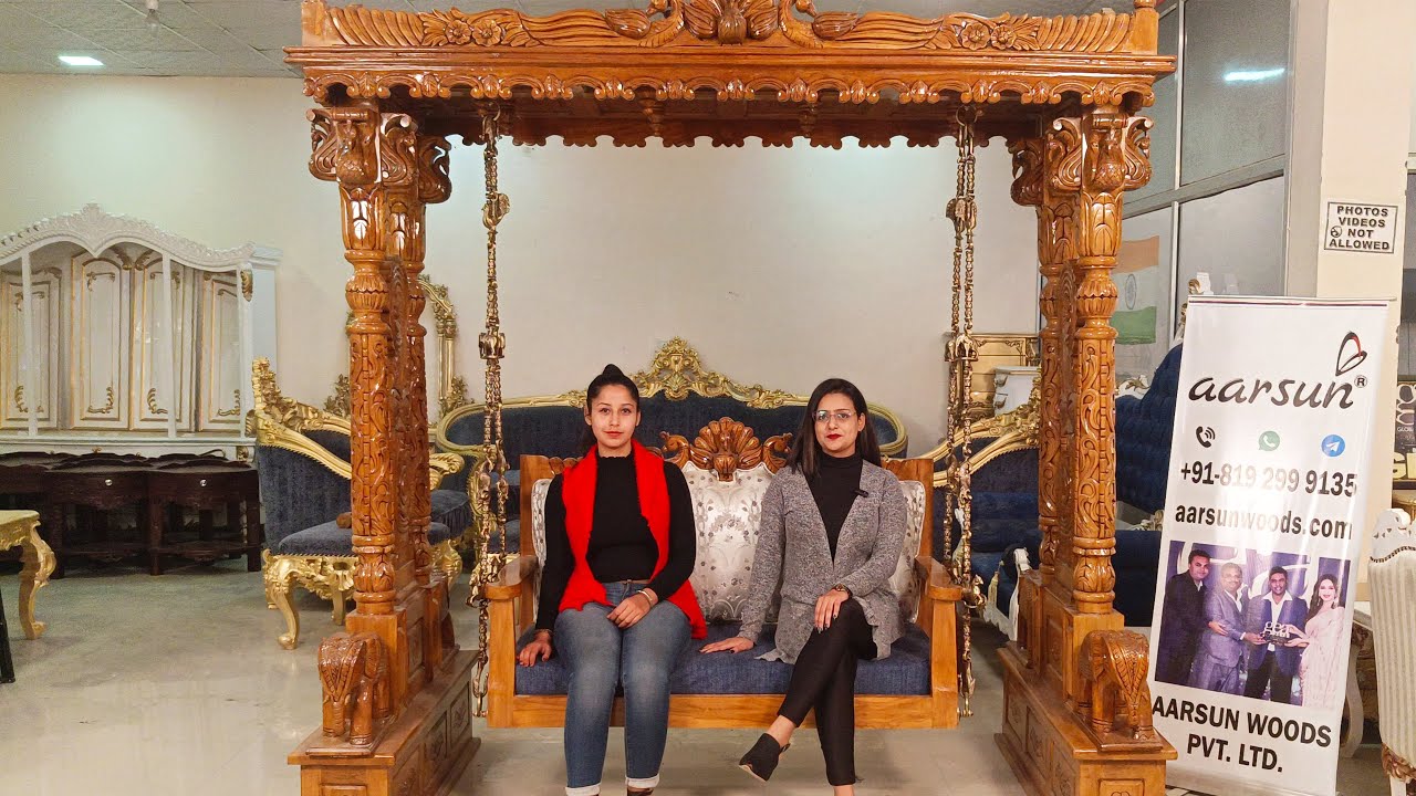 Spectacular Jhula for a Unique Living Room Experience - Art of #Saharanpur #woodworking