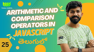 Arithmetic and Comparison Operators in JavaScript | MassCoders | Dodagatta Nihar