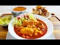 💖POZOLE ROJO DE POLLO AL ESTILO DE VERACRUZ,RIQUÍSIMO😙👍