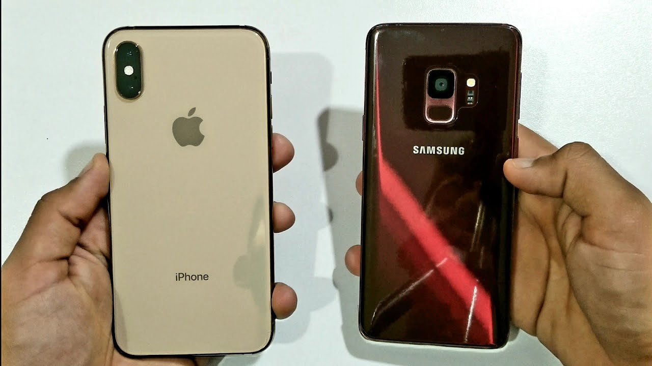 Samsung Galaxy S9 vs iPhone XS Speed Test! (4K) YouTube