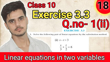 Exercise 3.3  Q.no- 1(ii) chapter 3|Class10  maths NCERT solutions by chapra study point #NCERT