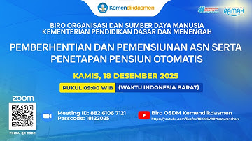 Pemberhentian dan Pemensiunan ASN serta Penetapan Pensiun Otomatis