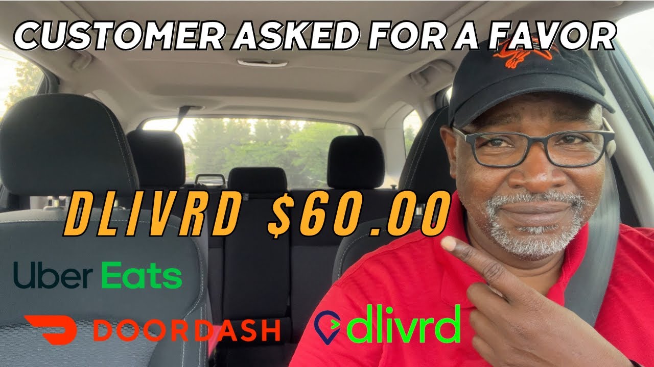 Favor Ride Customer Asked Me For A Favor │Ride Along In Baltimore │Uber Eats ...
