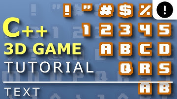 How to make the GUI: Text | C++ 3D Game Tutorial Series #40