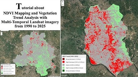 Vegetation Trend Analysis with Multi-Temporal Landsat imagery from 1990 to 2025