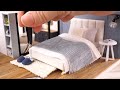 Girl Bedroom Decor Ideas - DIY Miniature Dollhouse Kit - Relaxing Satisfying Video
