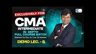 CMA Intermediate IDT Demo Lecture 6 By CA Yashvant Mangal | Yashvant Mangal Classes |