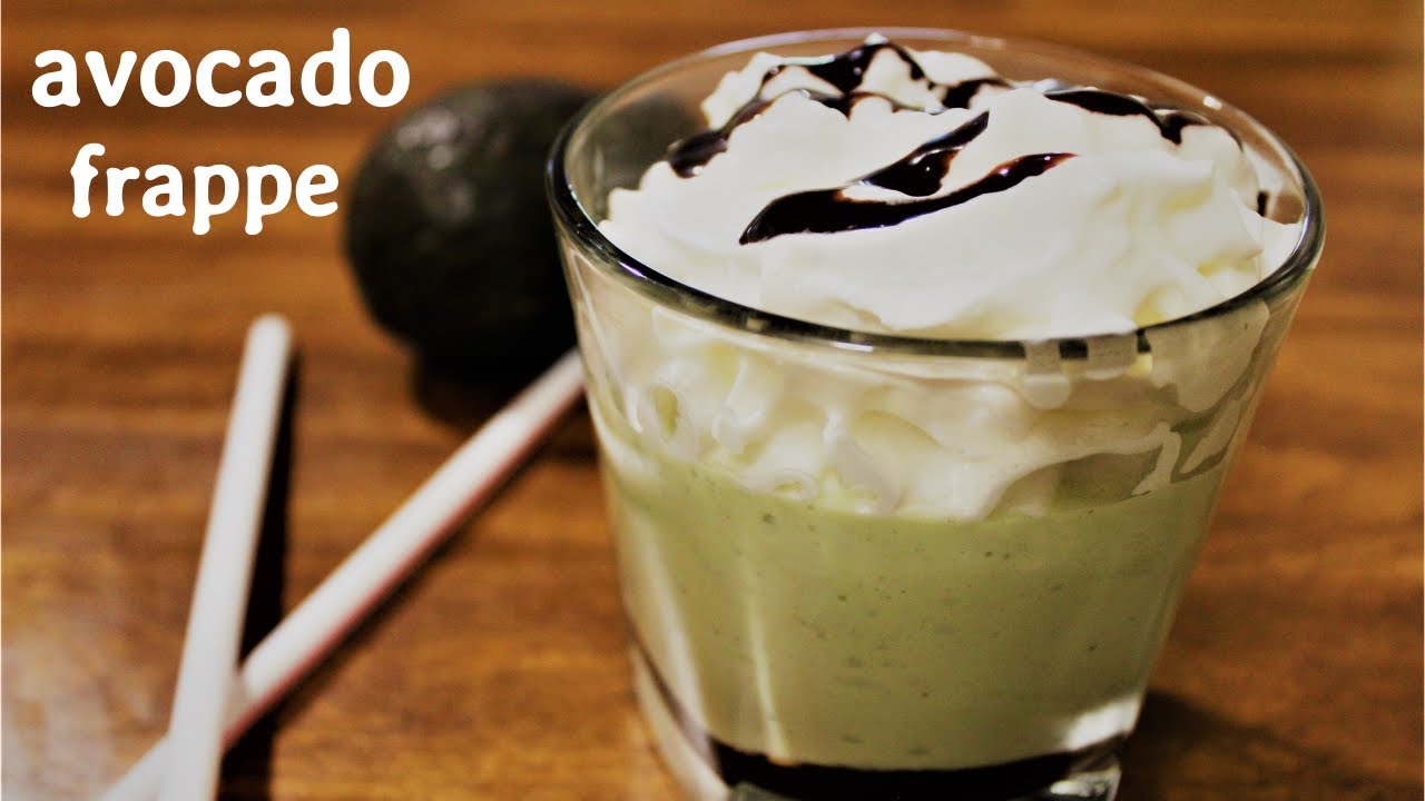 avocado frappe | avocado milkshake - YouTube