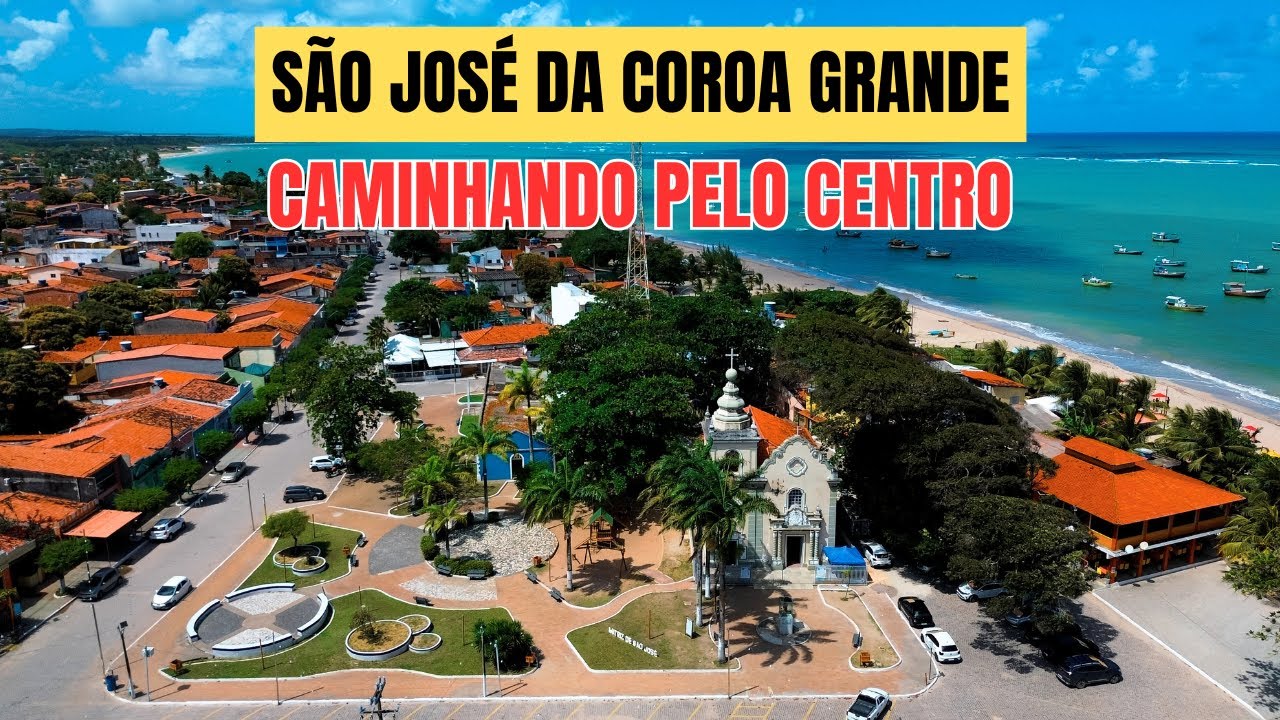 TOUR PELO CENTRO, ONDE COMER E PRAIA DE SÃO JOSÉ DA COROA GRANDE PERNAMBUCO HOJE 11/10/2025