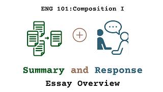 ENG 101 Summary and Response Essay Overview and Expectations
