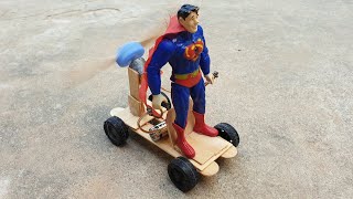 How to Make a Car Superman #DIY#SUPERMAN | 