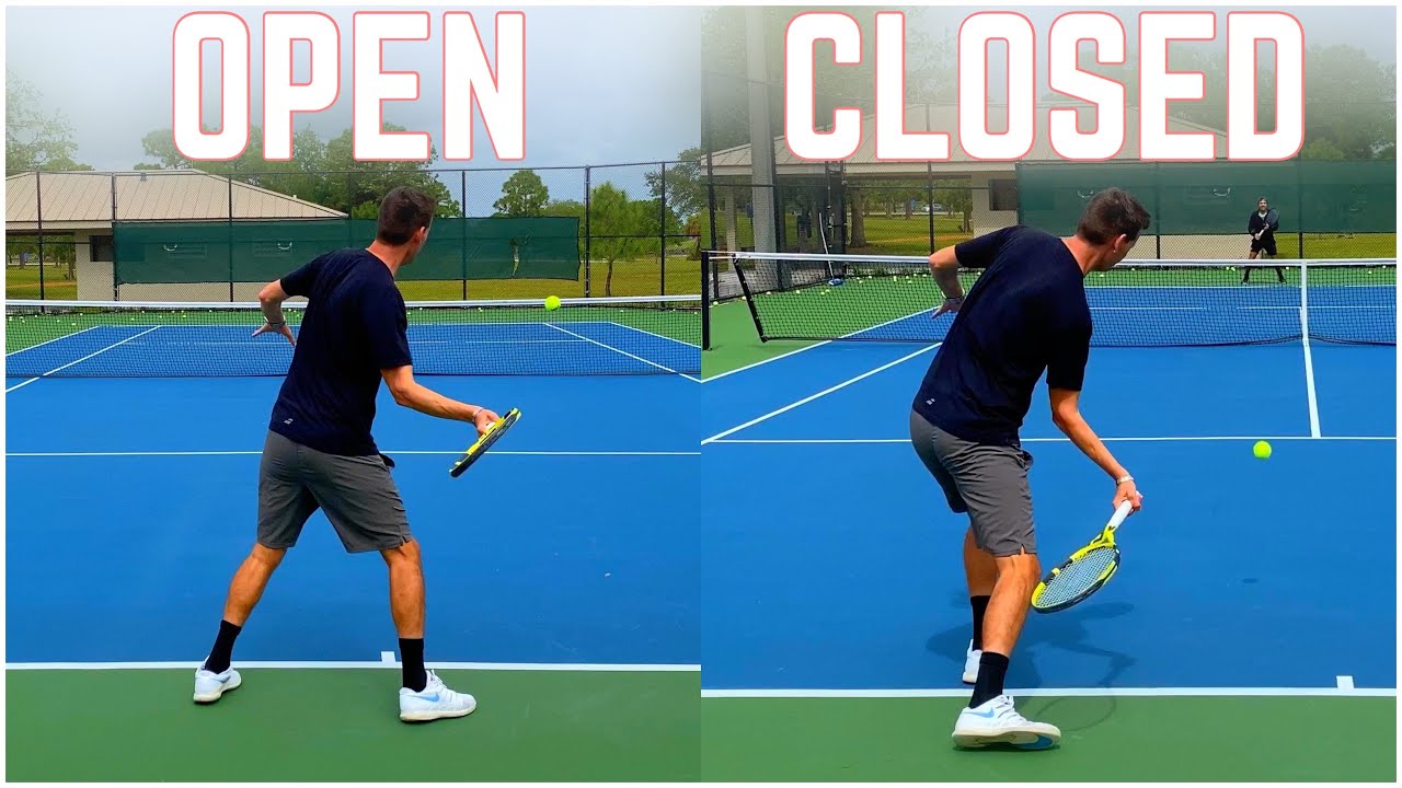 Bedstefar fe forligsmanden Open Stance vs Closed Stance | How Positioning Works on the Forehand -  YouTube