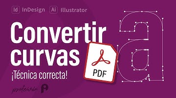 Cómo convertir texto a curvas en PDF desde InDesign