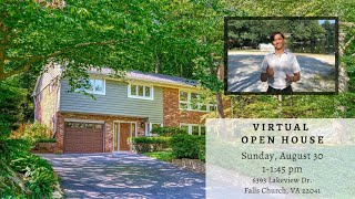 Virtual Open House Of A Beautiful Falls Church Lake Barcroft Home