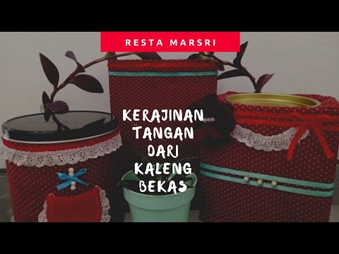  Kerajinan  tangan dari  kaleng  bekas YouTube