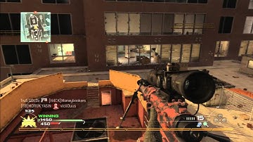 Sick MW2 hitmarker on Highrise FFA.